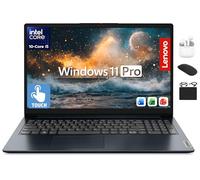 Lenovo IdeaPad - Laptop touchscreen da 15,6" 2025, Intel i5 a 10 core, Lifetime Office 2024, Copilot AI, 16 GB di RAM, 1 TB di memoria (SSD da 500 GB + 500 GB Ext), HubxcelAccessory, batteria lunga