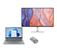 Lenovo IdeaPad Slim 3 14 + L27h 4A 2K QHD Monitor & Bluetooth Silent Mouse AMD Ryzen 5 40 Processor 2,8 GHz - 4,3 GHz, Nessun sistema operativo, 512 GB SSD M.2 2242 PCIe QLC - IPVISIT4