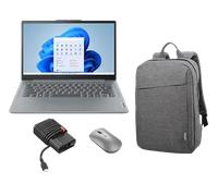 Lenovo IdeaPad Slim 3 14AMN8 R5 16G 512G NOS + B210 Backpack + Lenovo 600 Bluetooth Mouse + 65W Adapter USB-C AMD Ryzen 5 40 Processor 2,8 GHz - 4,3 GHz, Nessun sistema operativo, 512 GB SSD M.2 2242