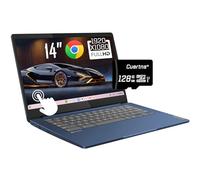 Lenovo IdeaPad Slim 3 Chromebook 2023 Touchscreen, Touch Screen FHD da 14 pollici, processore MediaTek Kompanio 520 (8-Core, fino a 2.0 GHz), WiFi 6, batteria lunga, Chrome OS, blu (4 GB di RAM | 64