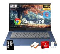 Lenovo IdeaPad Slim 3 Chromebook Laptop per studenti - Schermo touchscreen FHD da 14", 8-Core MediaTek Kompanio 520, leggero, 4 GB di RAM, 64 GB eMMC e scheda micro SD da 256 GB, Wi-Fi 6, Chome OS
