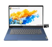 Lenovo IdeaPad Slim-3 Chromebook Laptop per studenti universitari e aziendali, touch screen FHD da 14", 8-core MediaTek Kompanio 520,4 GB RAM, 64 GB eMMC, batteria a lunga durata 13,5 ore, scheda
