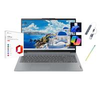 Lenovo Ideapad Slim 3 - Computer portatile touchscreen FHD da 15,6", con Microsoft Office 2024 a vita, AMD Ryzen 7 5825U, 16 GB di RAM, SSD da 512 GB, AMD Radeon, Windows 11 Pro, grigio artico, con