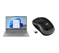 Lenovo IdeaPad Slim 3 da 15,6 pollici FHD Notebook - (AMD Ryzen 7 7730U, 16GB RAM & Logitech M185 Mouse Wireless, 2,4 GHz con Mini Ricevitore USB, Durata Batteria di 12 Mesi