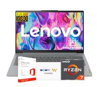 Lenovo Ideapad Slim 3 Laptop per studenti e aziende con Microsoft Office, tastiera retroilluminata, AMD Ryzen 7 5825U (Beats Intel i9-8950HK), display FHD da 15,6", 16 GB RAM 512 GB SSD, Windows 11