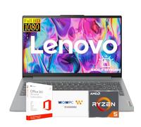 Lenovo Ideapad Slim 3 Laptop per studenti e aziende con Microsoft Office, tastiera retroilluminata, AMD Ryzen 5 5625U (Beats Intel i7-1260U), display FHD da 15,6", SSD da 16 GB RAM 2 TB, Windows 11