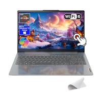 Lenovo IdeaPad Slim 3, laptop touchscreen Full HD da 15,6", PC Copilot AI, AMD Ryzen 7 5825U, Wi-Fi 6, Windows 11 Home, con tappetino per mouse (16 GB di RAM | SSD PCIe da 1 TB)