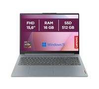 Lenovo IdeaPad Slim 3 Notebook 15,6” FHD (1920x1080), AMD Ryzen 7 5825U, 16GB RAM, 512GB SSD, Grafica Integrata, Windows 11 Home, WiFi 6, Tastiera italiana - Arctic Grey