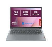 Lenovo IdeaPad Slim 3 Notebook 15,6” FHD (1920x1080), AMD Ryzen 7 7730U, RAM 16GB, 512GB SSD, Grafica Integrata, WiFi 6, Windows 11 Home - Arctic Grey