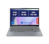 Lenovo IdeaPad Slim 3 Notebook 15,6” FHD (1920x1080), Intel Core i7-13620H, RAM 16GB, 512GB SSD, WiFi 6, Windows 11 - Arctic Grey, Esclusiva Amazon