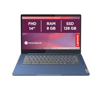 Lenovo IdeaPad Slim 3 Notebook Chromebook 14" FHD (1920x1080), MediaTek Kompanio 520, 8GB RAM, 128GB eMMC, ChromeOS, WiFi 6 - Abyss Blue, Esclusiva Amazon
