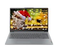 Lenovo IdeaPad Slim 3i - Computer portatile FHD da 15,6", CPU Intel Core i3-N305 (8-Core), RAM LPDDR5 da 8 GB, UFS da 128 GB, grafica Intel UHD, Wi-Fi 6, lettore di schede SD, Windows 11 S, grigio