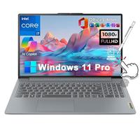 Lenovo IdeaPad Slim 3i Copilot AI Business Laptop, Lifetime MS Office, touchscreen FHD da 15,6", Intel 10-Core i7-1355U, 16GB DDR5 RAM, SSD 1TB, Lettore KB FP retroilluminato, Wi-Fi 6, Windows 11 Pro