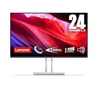 Lenovo L24i-4A Monitor 23.8" FHD (1920x1080), IPS, 1ms, 100Hz, Altoparlanti integrati, Low Blue Light, Bordi Ultrasottili, Regolabile, HDMI e VGA