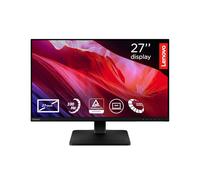 Lenovo L27qe Monitor 27" QHD (2560 x 1440), IPS, 4ms, 100Hz, Regolabile, Porte HDMI 2.1 e DisplayPort 1.4, Cavo HDMI incluso - Raven Black