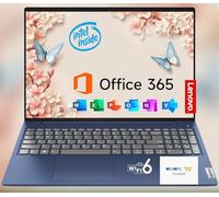 Lenovo Laptop IdeaPad da 15,6", 36 GB di RAM, Dual Storage: SSD da 2 TB + 128 GB eMMC | Microsoft Office 365 di 1 anno | Wi-Fi 6 | USB-C | CPU Intel Dual-Core | Display HD | Windows 11 | con USB di