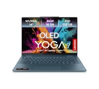 Lenovo Laptop Yoga 7 2 in 1 | Copilot+ PC | Display OLED WUXGA da 14" | AMD Ryzen AI 5 | grafica AMD Radeon | RAM da 16 GB | SSD da 512 GB | Win11 | QWERTZ | Tidal Teal | incl. penna | 3 mesi Premium