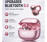 Lenovo LE302 Auricolari Bluetooth a molletta per Orecchio Aperti, Effetto Sonoro Panoramico Stereo Surround, Bassa Latenza per Musica e Giochi, Cancellazione del Rumore ENC, Chiamate HD, Auricolari se