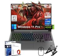 Lenovo Legion 5i Gaming Laptop - con Office Lifetime, CPU Intel 24-Core i9-14900HX, display da 165 pollici a 165 Hz, GeForce RTX 4060, retroilluminazione RGB, Wi-Fi 6, Win 11 Pro, con accessori (64 GB
