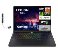 Lenovo Legion Pro 5 5060 - Computer portatile da gaming da 16", 240 Hz, 2,5 | PC Copilot+, display 500 nits (2560 x 1600), AMD Ryzen 9 8945HX, GeForce RTX 5060 8 GB, RGB KB a 24 zone, webcam da 5 MP