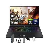 Lenovo Legion Pro 5i 16" WQXGA 165Hz OLED AI-Powered Gaming Laptop, Intel 20-Core Ultra7 255HX, GeForce RTX 5070 8GB GDDR7, 64GB RAM, 2TB PCIe SSD, retroilluminato, Win 11 Pro, Nero, 1TB Docking