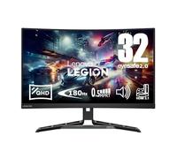 Lenovo - Monitor 31.5' LED VA Curvo Gaming Legion R32qc-30 Quad HD 2560 x 1440 Pixel Tempo di Risposta 0.5 ms Frequenza di Aggiornamento 180 (Hz) - SPEDIZIONE GRATUITA