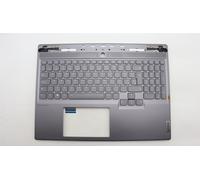 Lenovo Legion S7 16IRH8 Tastiera Palmrest Coperchio Superiore Ungheresi Argento
