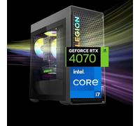 Lenovo Legion T5 Gen 8 Gaming Tower Desktop, Processore Intel Core i7-13700F di 13a generazione, NVIDIA GeForce RTX 4070, 64GB DDR5 RAM, 2TB SSD, HDMl, DP, RJ-45, Wi-Fi 6, Windows 11 Home, Grigio