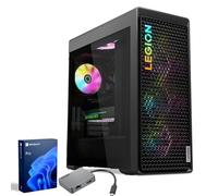 Lenovo Legion Tower 7i Gen 8 Intel i9-14900KF, NVIDIA GeForce RTX 4080 Super Premium Pro Gaming Desktop, 32GB DDR5, 2TB SSD, RGB Light, Wired M&K, Wi-Fi 6, Bundle USB-C Travel Hub G2 Dock