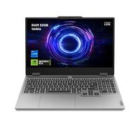 Lenovo LOQ Computer portatile da gioco 15.6'' FHD (1920x1080) 144Hz, Intel Core i7-13700HX, 16 GB di RAM/1TB SSD, NVIDIA GeForce RTX 5060, Windows 11, Tastiera retroilluminata - Grigio Luna