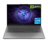 Lenovo LOQ Essential Gaming Laptop, 15,6" FHD 144Hz Display, 8-core Intel Core i5-12450HX, GeForce RTX 2050, 16GB DDR5, 1TB SSD, Wi-Fi 6, RJ-45, USB-C, HDMI, lettore di schede, non retroilluminato