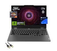 Lenovo LOQ Gaming Laptop, 15.6" FHD 144Hz, AMD Ryzen 7-7435HS, GeForce RTX 4060 8GB, 64GB DDR5, 1TB PCIe 4.0, Backlit KB, FP Reader, WiFi 6, USB-C, HDMI, RJ45, US Version KB, PDG HDMI, Win 11 Pro
