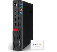 Lenovo Mini desktop, 16 GB di RAM, SSD da 256 GB e 128 GB di memoria esterna, processore AMD, porte a doppio display, Wi-Fi, Bluetooth, USB, porta RJ-45, Windows 11 Pro, Office 365 gratuito per il Web