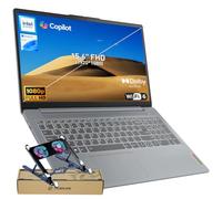 Lenovo Modello 2026 15,6" FHD IdeaPad Slim 3i Rugged Reliability Laptop, Microsoft Copilot AI, Intel 4-Core CPU, durata della batteria fino a 12h, grigio, 8 GB DDR5 RAM, 128 GB di archiviazione, Win11