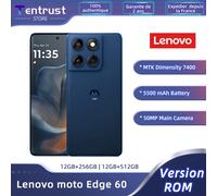 Lenovo Motorola Moto Edge 60 Global ROM 5G Smartphone MTK Dimensity 7400 Display OLED da 6,7 pollici 120Hz Fotocamera principale da 50MP 5500mAh 68W