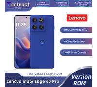 Lenovo Motorola Moto Edge 60 Pro Global ROM 5G Smartphone MTK Dimensity 8350 Display OLED da 6,7 pollici 120Hz Fotocamera principale da 50 MP 6000mAh 90W