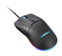 Lenovo M210 RGB - Mouse da gioco, 7 pulsanti, luce RGB a 3 zone, 8000 PPP, 300 IPS, 35 G, 1000 Hz, colore: Nero