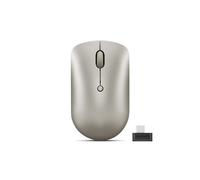 Lenovo 540 Mouse Wireless Compatto con Ricevitore USB-C, Ambidestro, fino a 2400 DPI, Portatile per Laptop e PC, sabbia