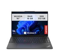 Lenovo ThinkPad E16 Gen 2 (Intel) Intel Core Ultra 7 155H Computer portatile 40,6 cm (16") WUXGA 16 GB DDR5-SDRAM 512 GB SSD Wi-Fi 6E (802.11ax) Windows 11 Pro Italiano Nero