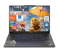 Lenovo Notebook aziendale ThinkPad E16 Gen 2, AMD Ryzen 7 7735HS, RAM DDR5 da 32 GB, SSD PCIe da 1 TB, FHD+ da 16", WiFi 6, KB retroilluminato, lettore di impronte digitali, Windows 11 Pro