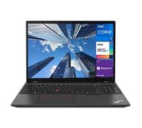 Lenovo Notebook aziendale ThinkPad T16 Gen 1, display FHD+ da 16 pollici, processore Intel Core i7-1260P, 16 GB di RAM, SSD da 512 GB, lettore di impronte digitali, KB retroilluminato, HDMI, RJ-45