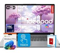 Lenovo Notebook IdeaPad serie Premium • Touchscreen 15.6 FHD • Processore Intel Core i3 a 6 core • 16 GB di RAM • SSD da 1,5 TB (SSD PCIe da 1 TB con SSD portatile HP P500 da 512 GB) • Copilot e AI