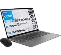 Lenovo Notebook, Pc portatile cpu Intel i5 13Th gen, 10 Core, 16 Gb RAM, Display Full HD da 15,6", SSD Nvme da 750 Gb, Windows 11 Pro, open Office + mouse wireless