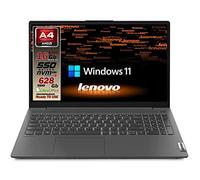 Lenovo Notebook SLIM 8 Gb DDR4, SSHD 1128Gb, cpu Amd A4 3020 di ultima generazione, Display HD da 15,6 pollici, web cam, 3usb, hdmi, bt, Win 11 Pro, Pronto All'uso, garanzia Italia