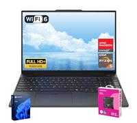 Lenovo Notebook ThinkPad E16 Gen 2 | WUXGA da 16" | AMD Ryzen 5 7535U | DDR5 da 32 GB | SSD da 1 TB | Impronte digitali | Tastiera retroilluminata | HDMI | Wi-Fi 6 | Windows 11 Pro | Bundle con SSD