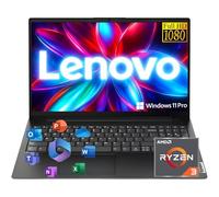 Lenovo Nuovo computer portatile V15 per studenti e affari con Microsoft Office, AMD Ryzen 3 7320U (Beat i7-1065G7), 15,6 '' FHD, grafica Radeon, 16 GB RAM, 1 TB SSD, porta Ethernet RJ-45, WiFi-6