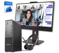 Lenovo PC Completo Business e Office Neo 30s Gen 5 SFF | Intel Core i5-13420H | 16GB RAM DDR5 | SSD 512GB Nvme HDMI + Monitor ThinkVision 24" VoIP con Webcam, Audio e Microfono - Windows 11 Pro