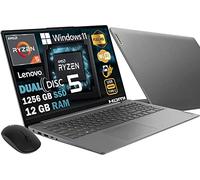 Lenovo Pc Notebook Led 15,6" Full Hd,Amd Ryzen 5 R5-5500U Six Core Fino 4,0 Ghz,Ssd M2 Nvme 1256Gb,Ram 12Gb,Webcam,Hdmi,Lan,Wifi,Open Office,Windows 11 Pro MOUSE OMAGGIO
