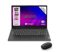 Lenovo, pc portatile notebook, Amd Ryzen 3 7Th, RAM 8Gb, SSD 256Gb, Display 15.6" FHD, Web cam, 3 usb, Wi-fi, hdmi, Win11 Pro, Libre Office, preconfigurato e pronto all'uso + mouse wireless