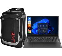 Lenovo, Pc Portatile Notebook, Intel i3-1215U, Full HD 15,6", 8GB Ram, 256GB Ssd Nvme, Windows 11 Pro + Zaino In Omaggio - Pronto All'Uso